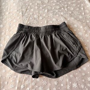 lululemon athletica Black Women's Athletic Shorts - Zip Pocket